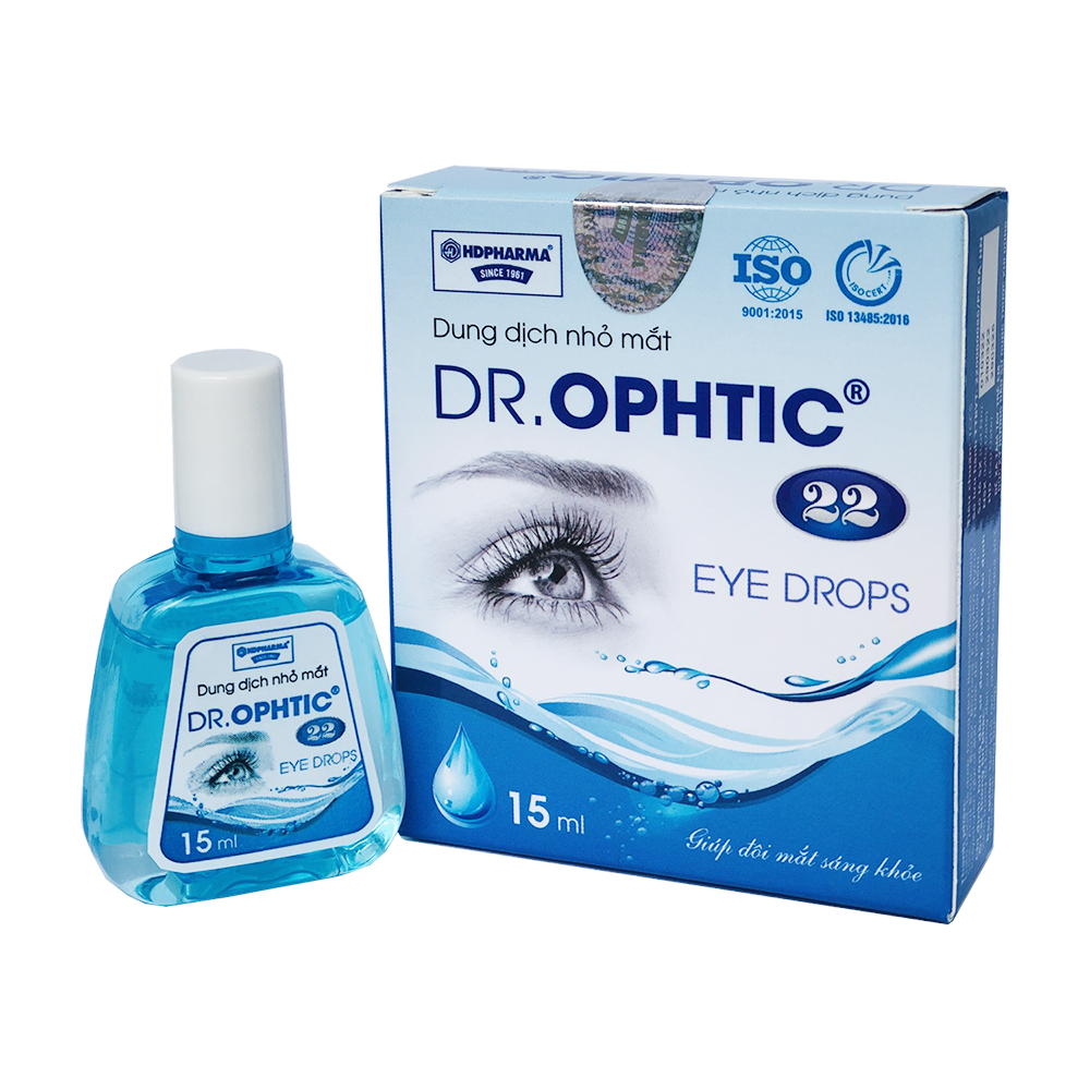 DUNG DỊCH NHỎ MẮT DR.OPHTIC - GIÚP ĐÔI MẮT SÁNG KHOẺ TỰ NHIÊN