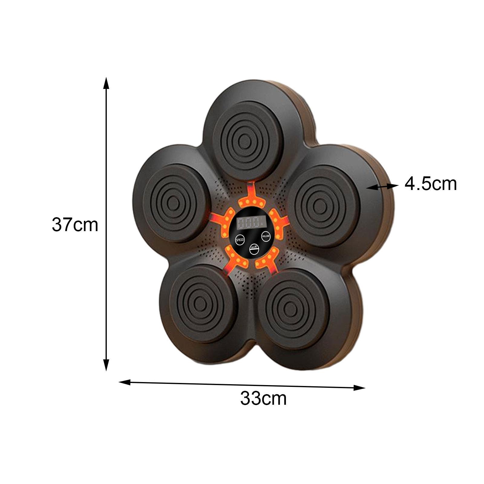Music Boxing Machine Rhythm Wall Target Easy to Install Reaction Target Home Portable Boxing Trainer Music Boxing Wall Target