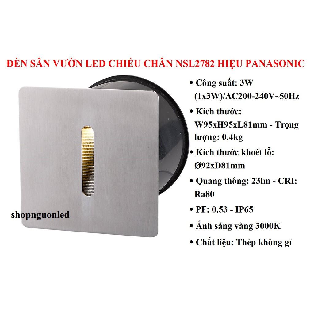 Đèn led sân vườn chiếu chân NSL2781/ NSL2782, chuyên dụng vừa chiếu sáng và dẫn dắt lối đi cho các khu biệt thự