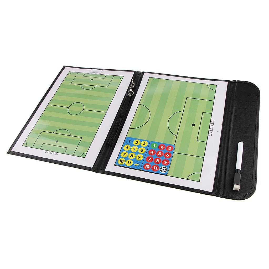 Portable Leather Football Soccer Coaches Erasable Pen