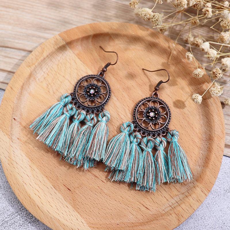 Bông tai Bohemian độc đáo, hoa tai