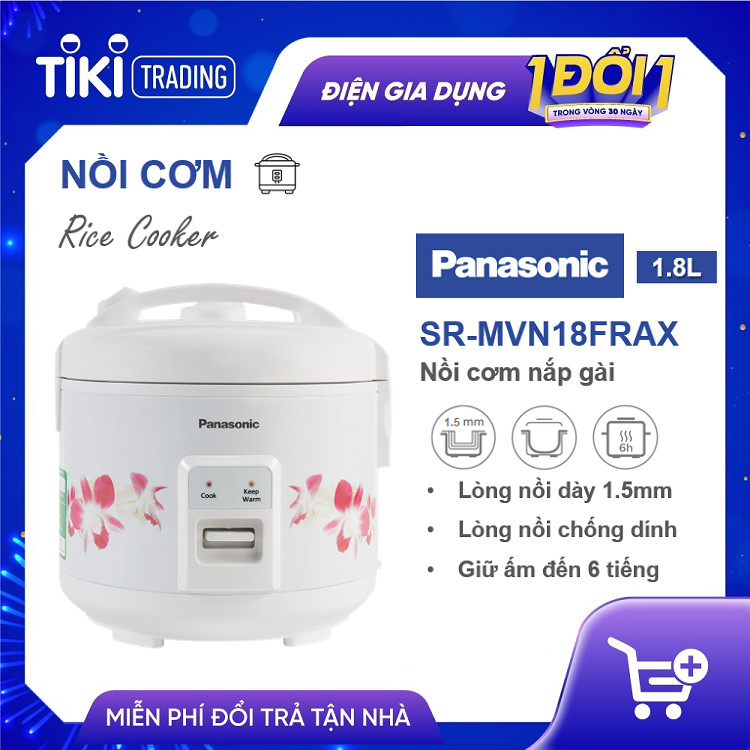 Nồi cơm điện Panasonic SR-MVN18FRAX - Hàng Chính Hãng