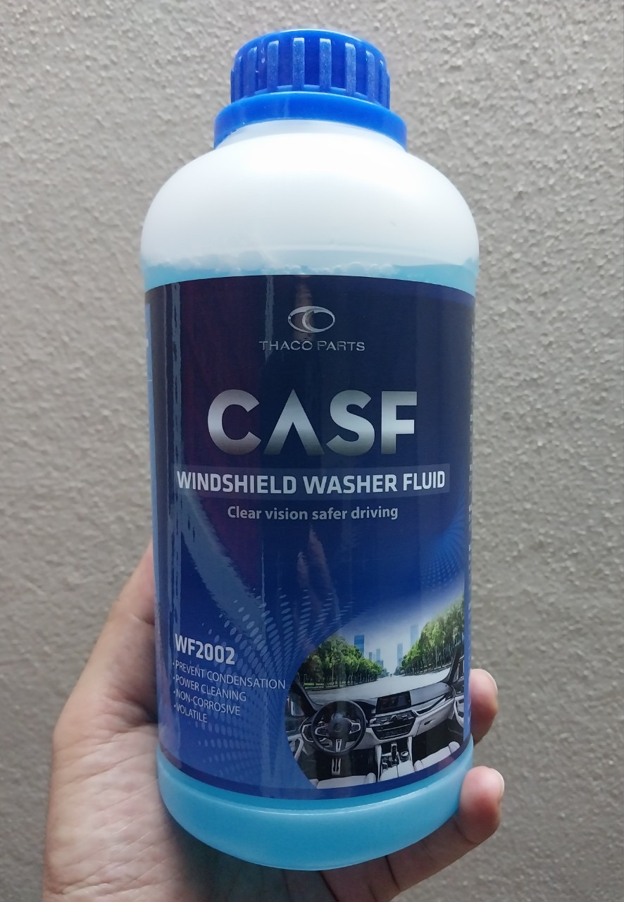 Nước rửa kính ô tô chuyên dụng THACO - Dạng pha sẵn tiện lợi dùng ngay - Made in Vietnam - Đạt tiêu chuẩn JIS K 2398 của Nhật Bản &amp; MS 568-02 của Hyundai &amp; KIA Motors – Sử dụng cho tất cả các dòng xe - Phù hợp khí hậu Việt Nam