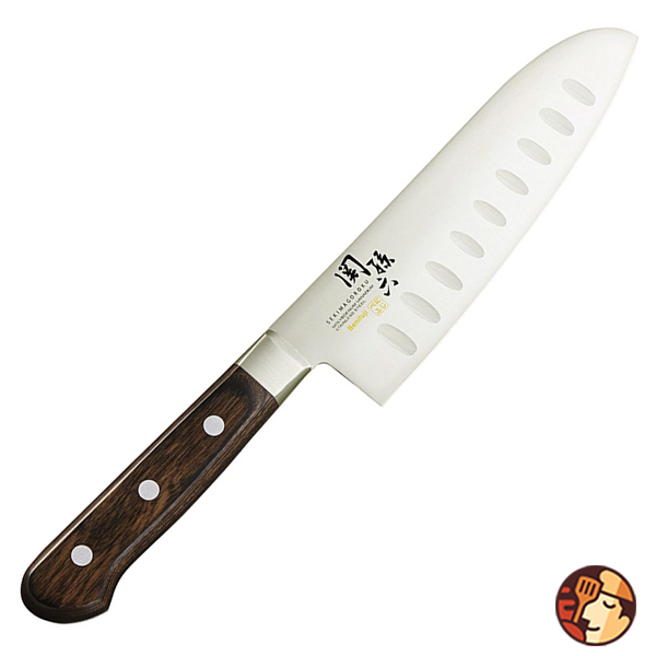 KAI - Seki Magoroku Benifuji - Dao Santoku hollow 16.5cm