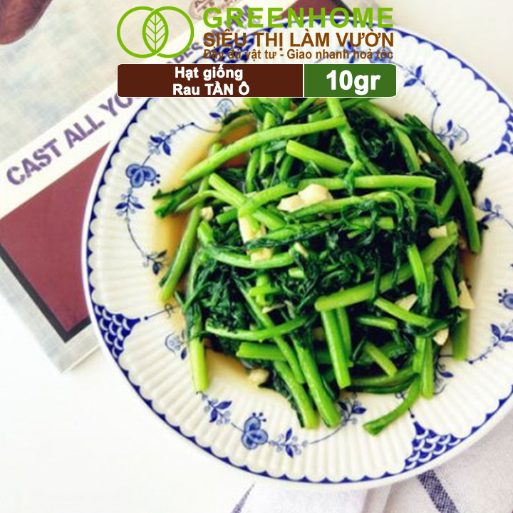Hạt Giống Rau Tần Ô Greenhome, Gói 10g, Cải Cúc Dễ Trồng, Thu Hoạch Nhanh R02