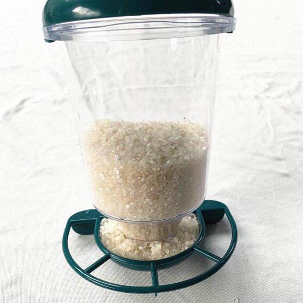 Glass  Feeder Clear  Food Dispenser for  Birds Suction Cup