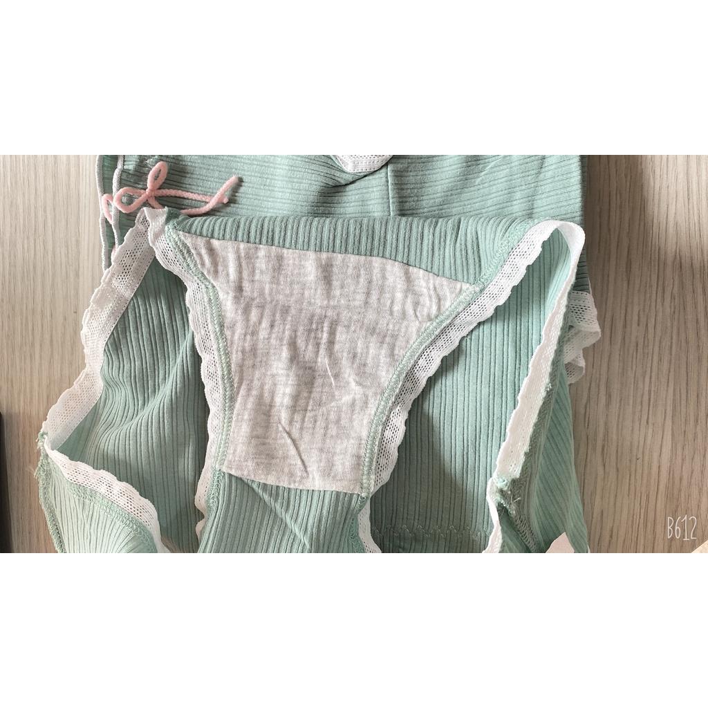 Quần lót nữ trơn quần lót không xù thun cotton nữ tính quần sịp kháng khuẩn QL10