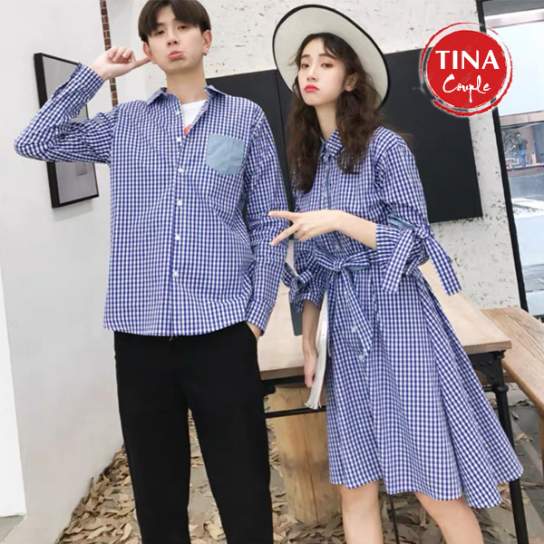 Set váy áo đôi siêu đẹp Couple Tina cao cấp
