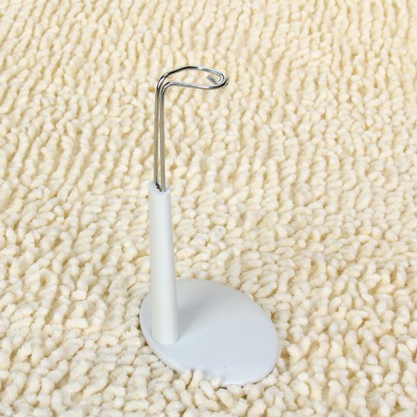 2x Giá đỡ Búp Bê Có Thể điều Chỉnh Màu Trắng 14-20cm Cho Gấu Doll