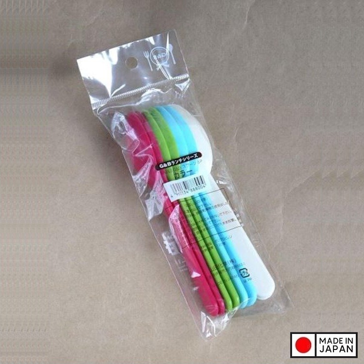 Set 08 thìa nhựa G&amp;B Yamada Brillia 142mm - Hàng Nội Địa Nhật Bản