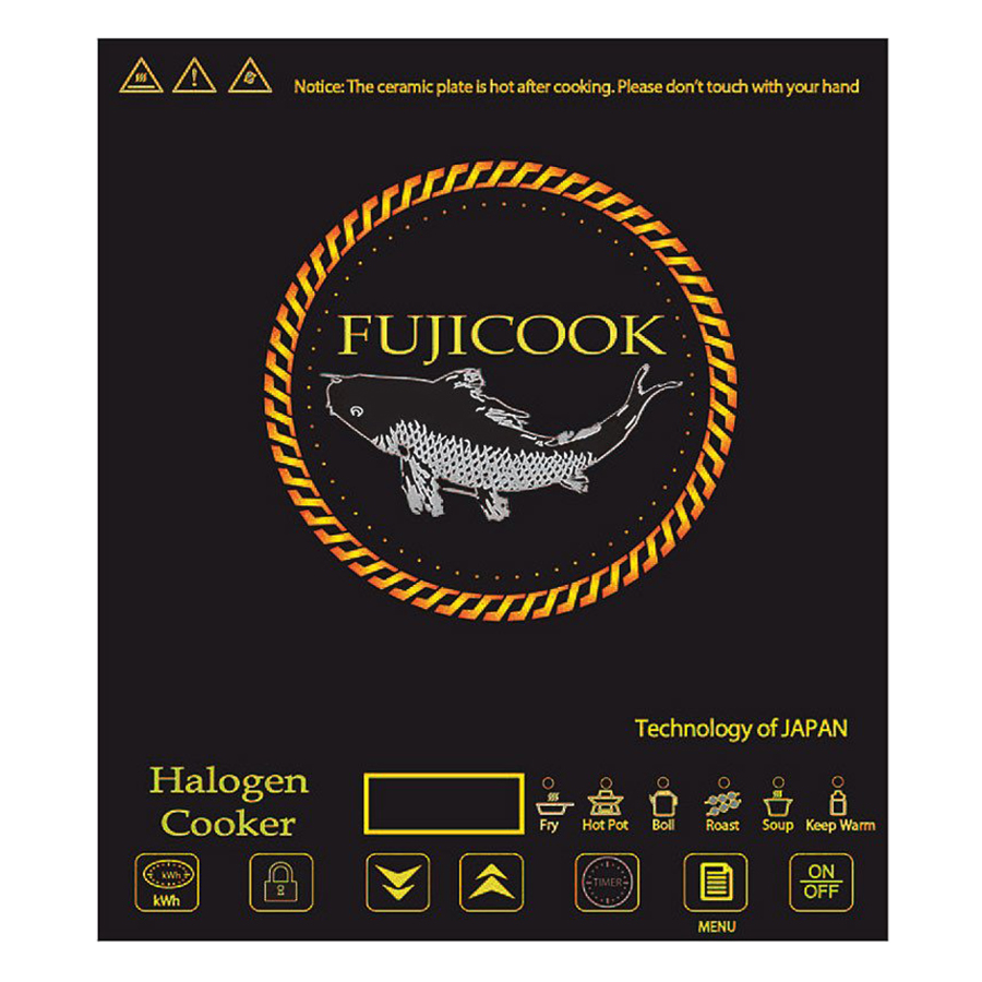 Bếp điện Fujicook HC 12A và HC 13A (Đen)