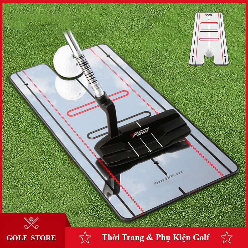 Gương tập putt golf dụng cụ hỗ trợ swing ngoài trời trong nhà