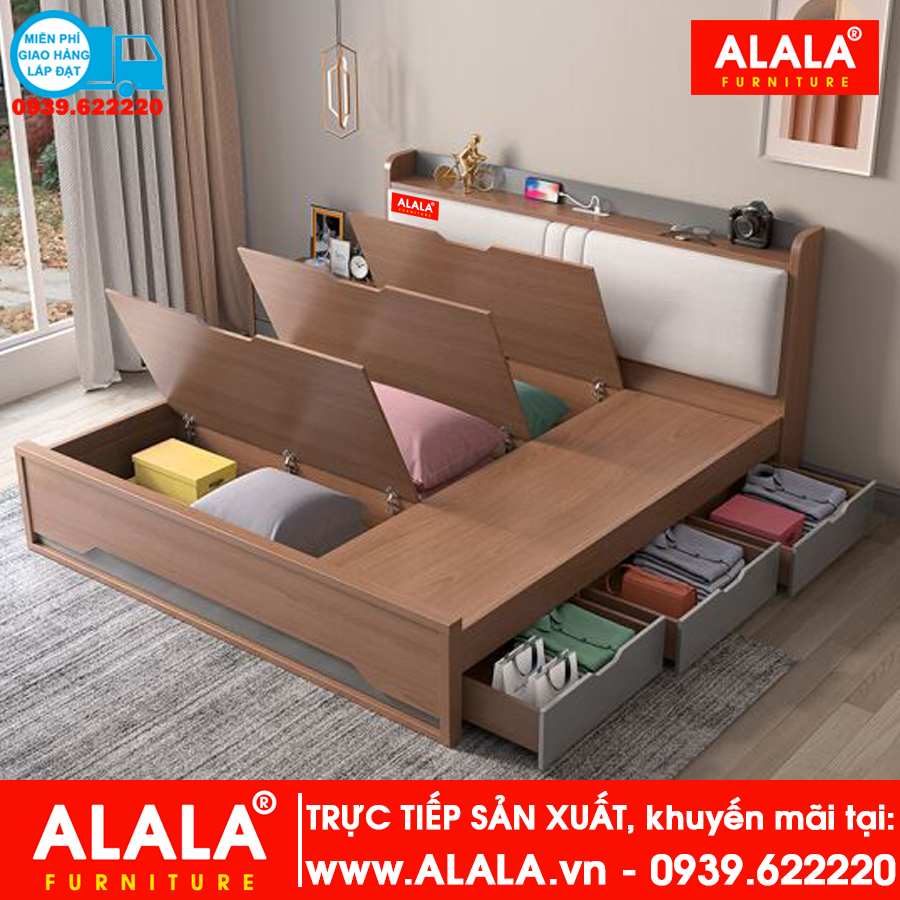 Giường ngủ ALALA13 cao cấp - Thương hiệu ALALA - 0939.622220