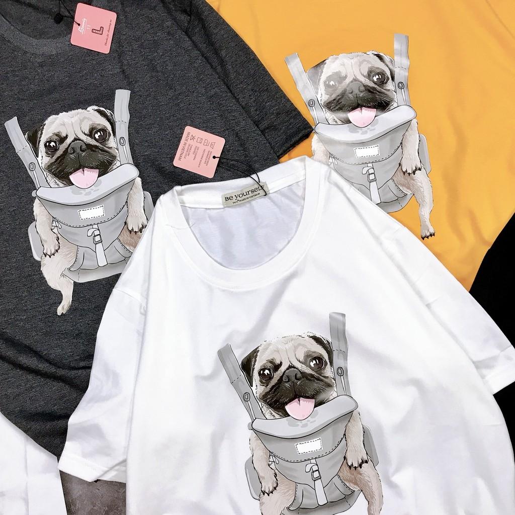 - Áo thun tay ngắn Be Yourself unisex size M L - CHÓ BALO
