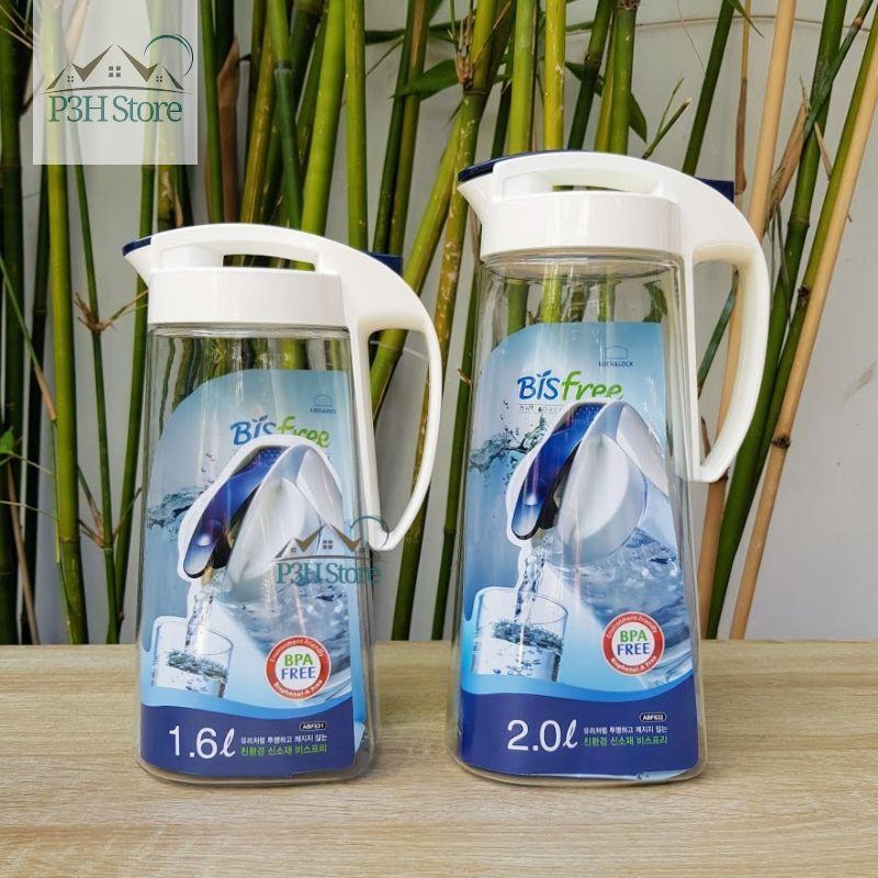 Bình nước Lock&amp;Lock nhựa Tritan Bisfree One Touch dung tích 1.6L/2L ABF631 ABF632