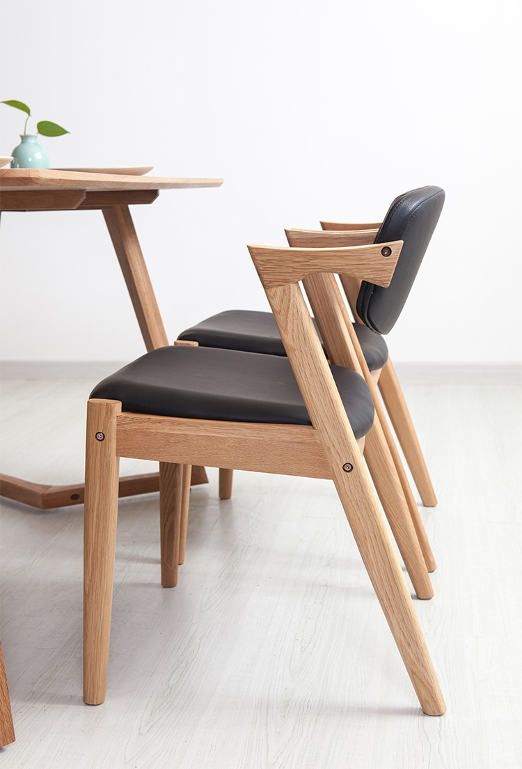 GHẾ BÀN ĂN GỖ SỒI BỌC ĐỆM CAO CẤP - KAI CHAIR