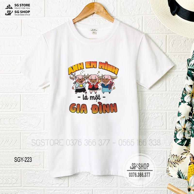 Áo Thun Tết gia đình - Thun cotton dày dặn - Đủ size | SGSHOP
