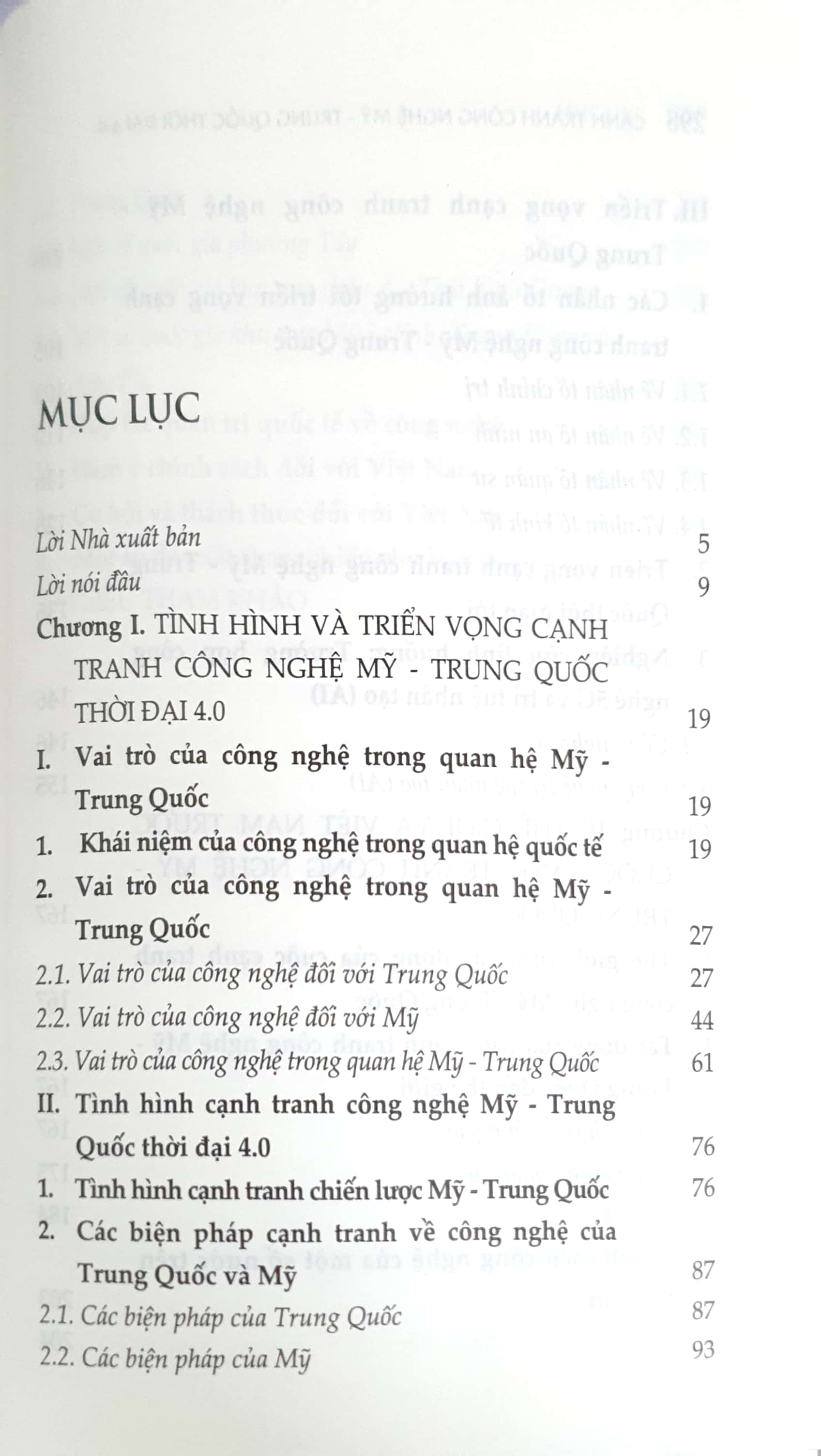 Cạnh tranh công nghệ Mỹ - Trung Quốc thời đại 4.0 (Sách chuyên khảo)