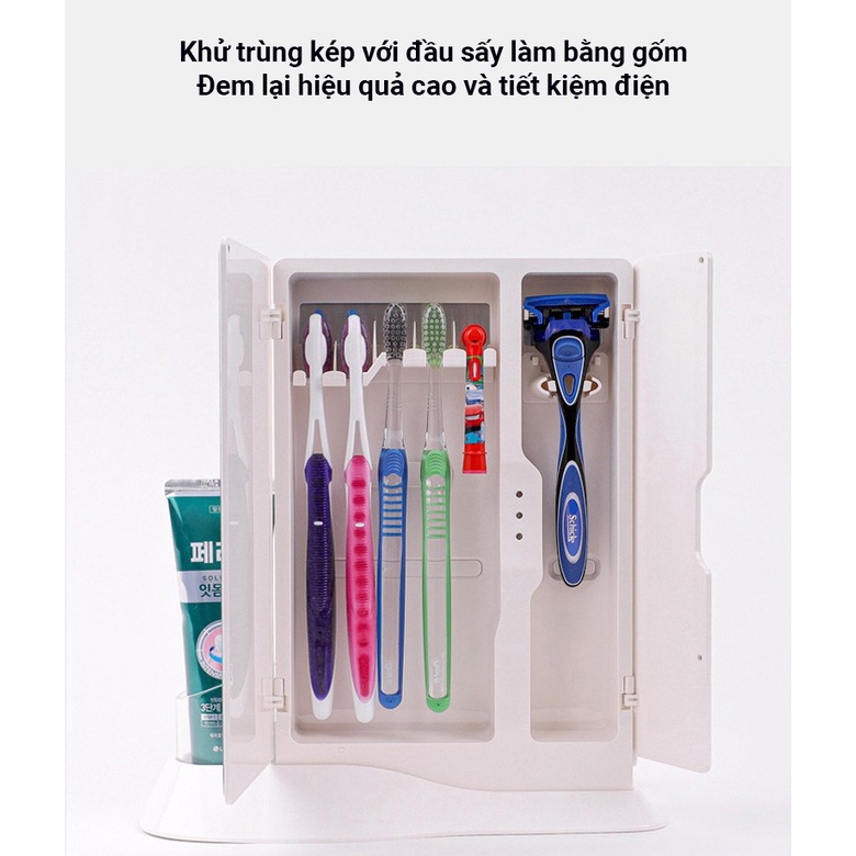 MÁY TIỆT TRÙNG BÀN CHẢI ĐÁNH RĂNG MIREA UTC-80SMW Made in Korea hàng chính hãnh