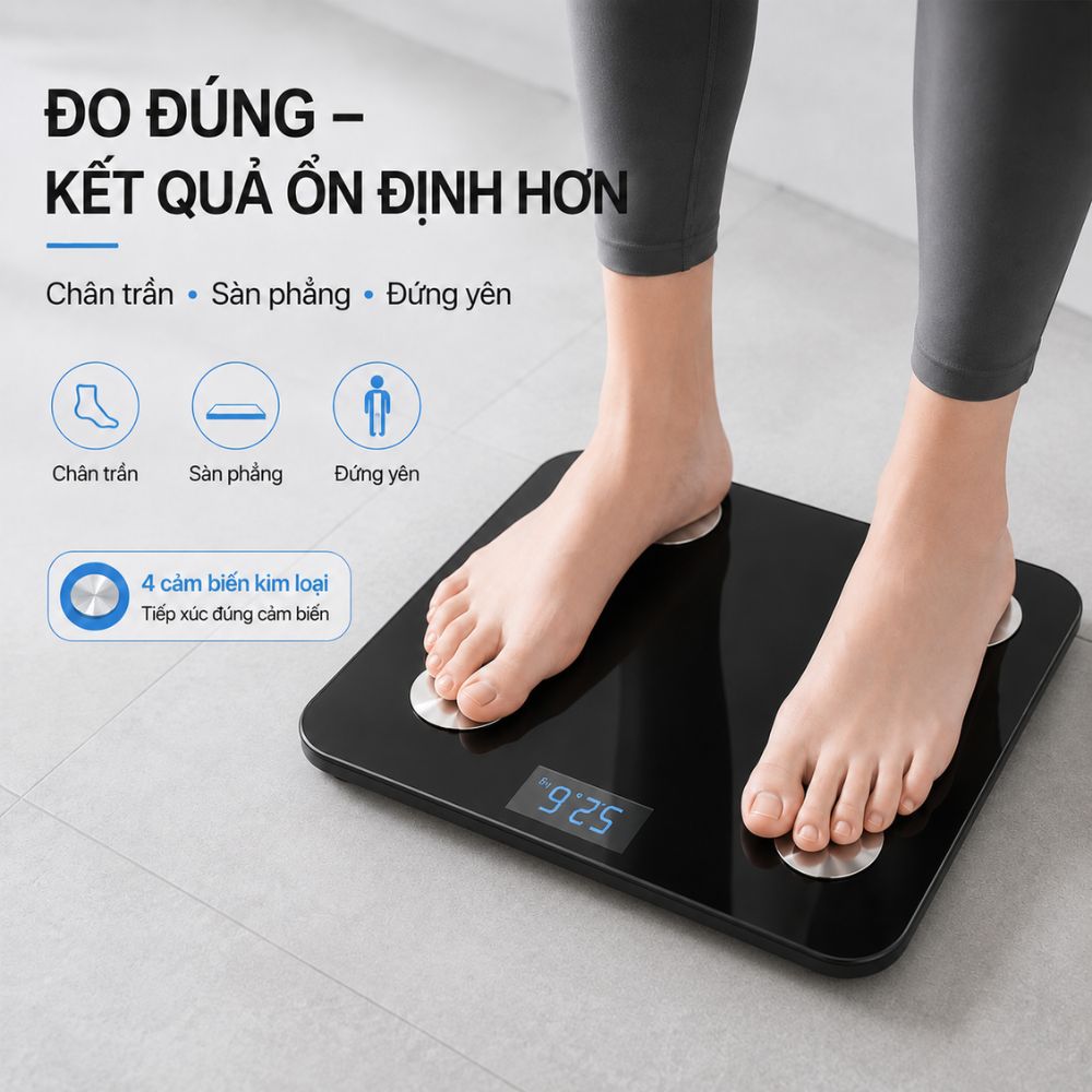 CÂN ĐIỆN TỬ THÔNG MINH KACHI MK447 - hàng chính hãng