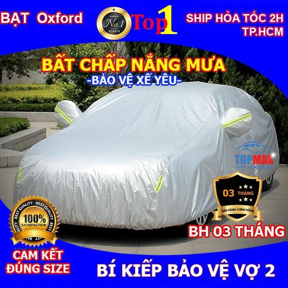 Bạt phủ xe ô tô, xe hơi chất liệu Oxford - Bạt trùm xe ô tô dày 3 lớp