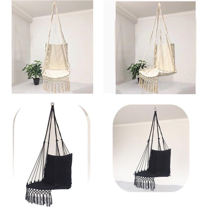 Đĩa Đơn-Người Võng Trại Cam Đồ Treo Ghế Xoay Có Thể Lựa Chọn Đế Gỗ Và Gối Nội Thất Phòng Ngủ