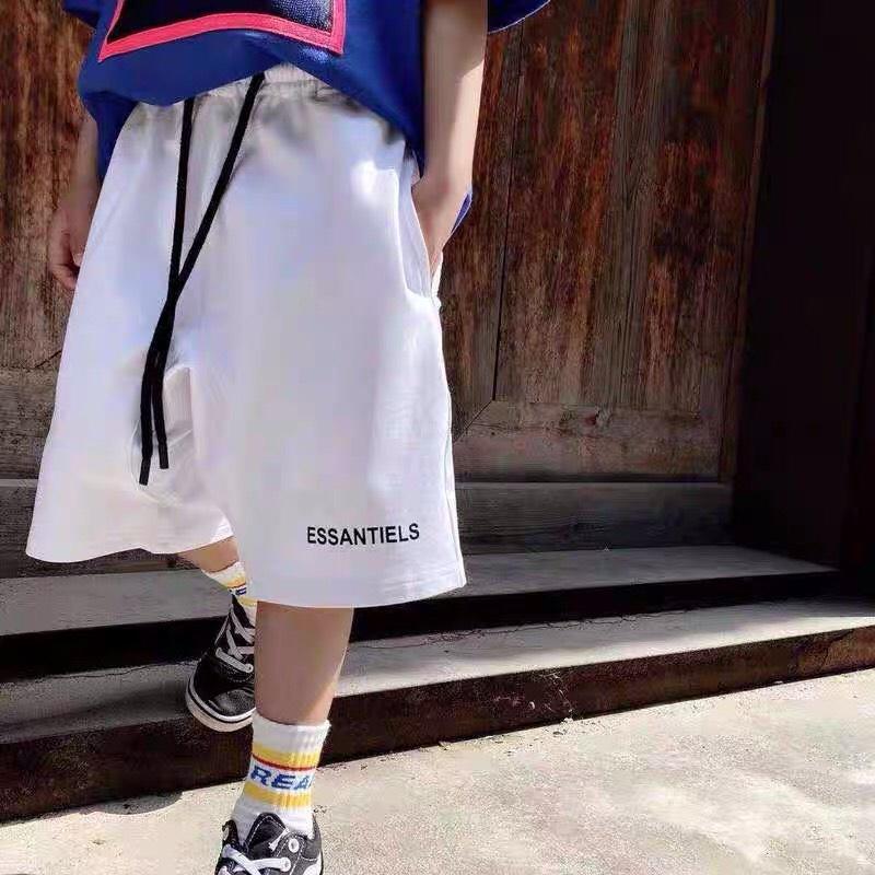 Quần Short Nam Nữ Hàn Quốc Unisex Dáng Rộng In Chữ ESSEN 2 Màu Cực Chất