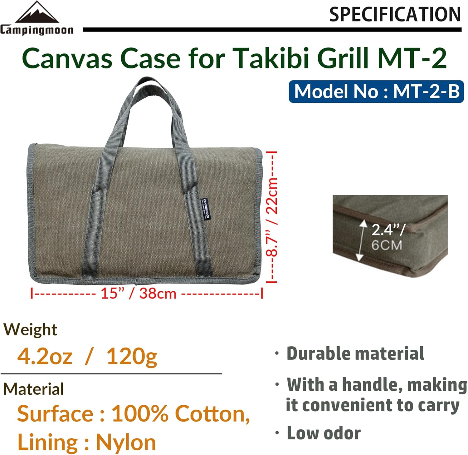 Túi đựng bếp dã ngoại Campingmoon MT-2-B