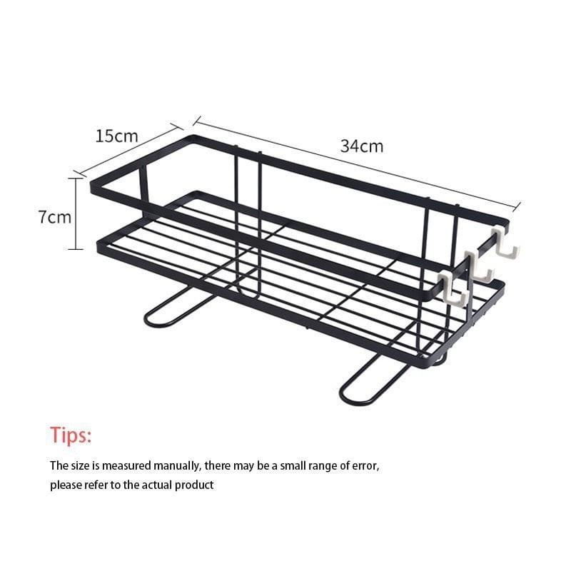 KỆ SẮT SƠN TĨNH ĐIỆN ĐỂ TRÊN BỒN CẦU VỆ SINH