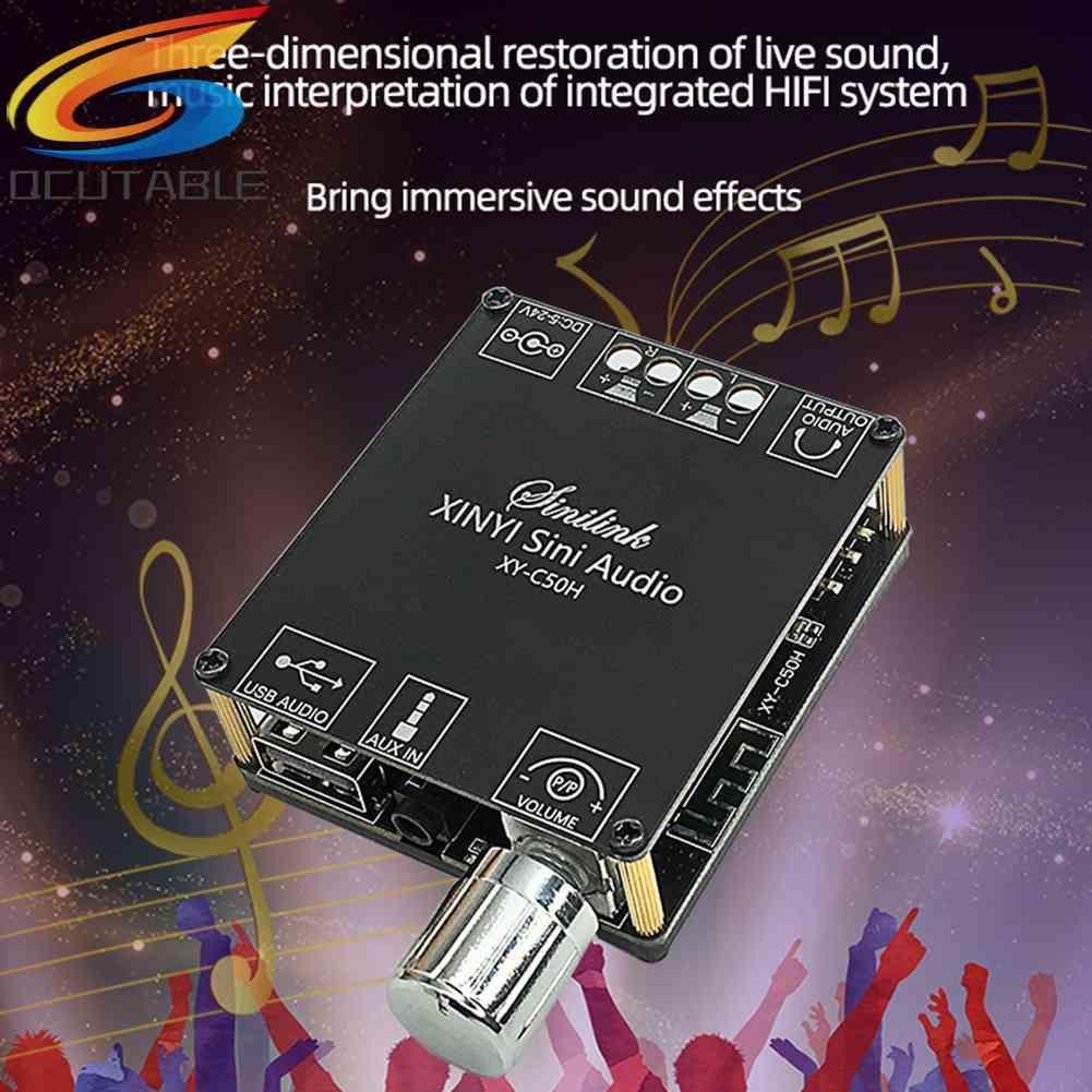 Bảng Mạch Khuếch Đại Âm Thanh Kỹ Thuật Số Không Dây XY-C50H 50Wx2 APP