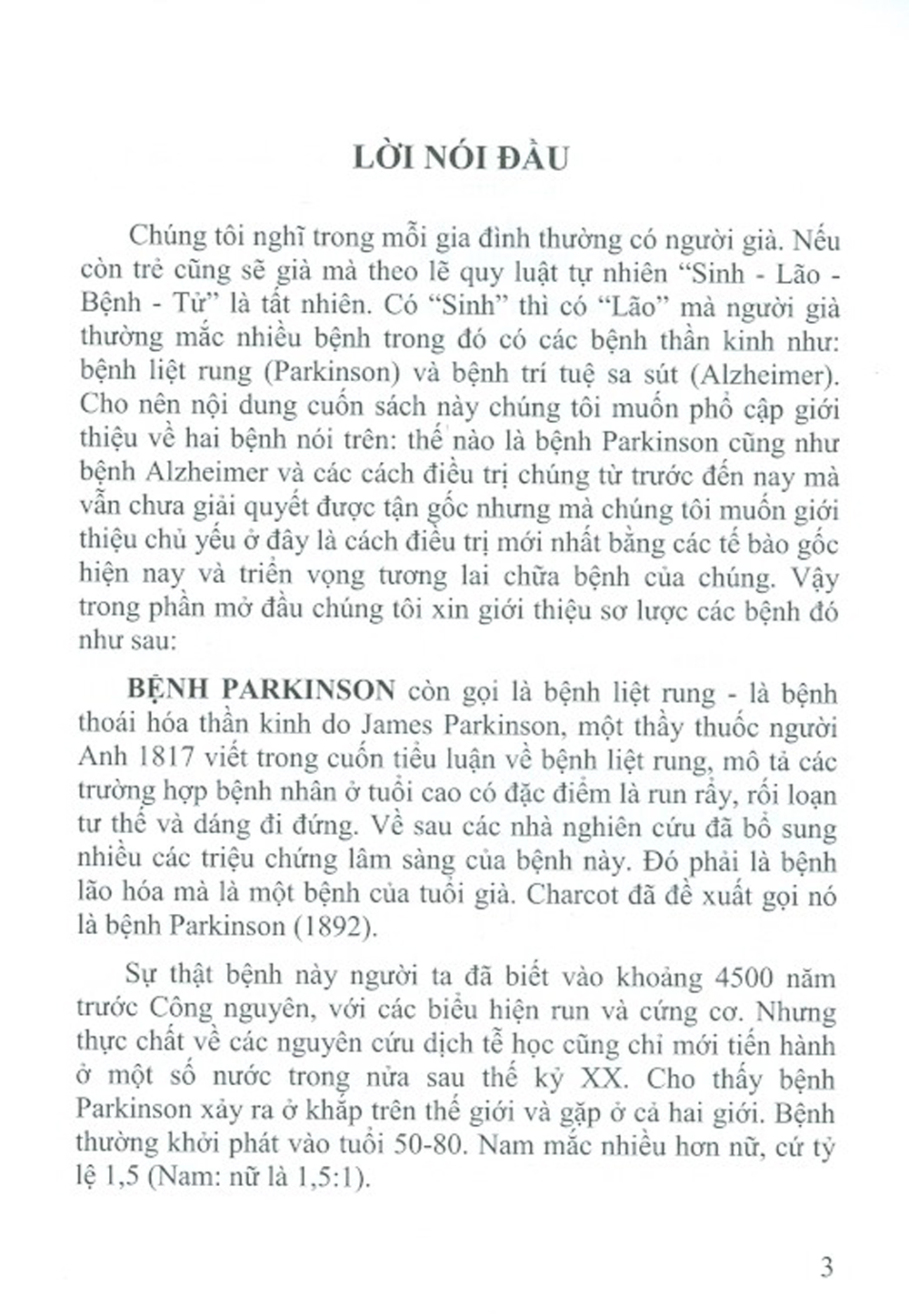 Tế Bào Gốc Trong Điều Trị Các Bệnh Thần Kinh: Parkinson Và Alzheimer