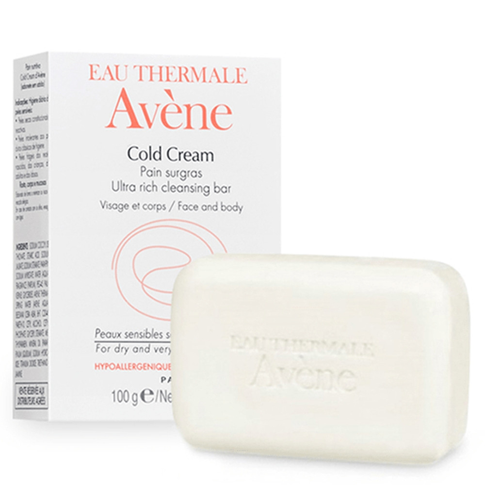 Xà Phòng Avene Dành Cho Da Nhạy Cảm - Avene Cold Cream Cleansing Bar 100g