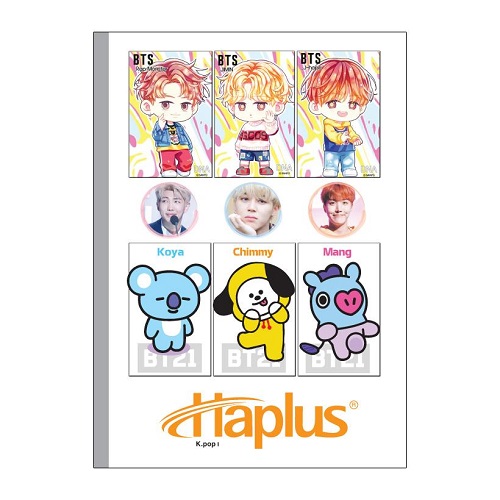 Vở kẻ ngang Haplus - Kpop