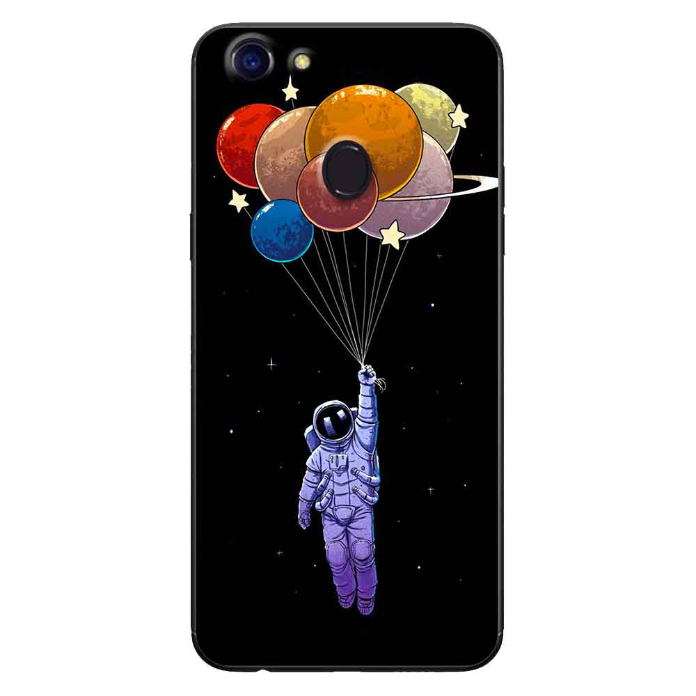 Ốp Lưng in cho Oppo F5 - F5 Youth Mẫu Bay Đến Vũ Trụ -Hàng Chính Hãng