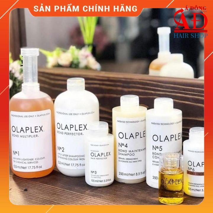 DẦU GỘI XẢ Ủ DƯỠNG OLAPLEX 0 3 4 5 6 7 8 USA PHỤC HỒI TÓC HƯ TỔN DO UỐN TẨY NHUỘM