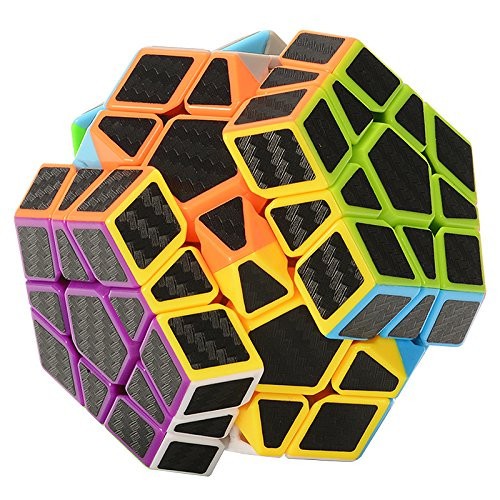 Rubik Lefun Carbon Megaminx - Rubik Sợi Carbon Cao Cấp