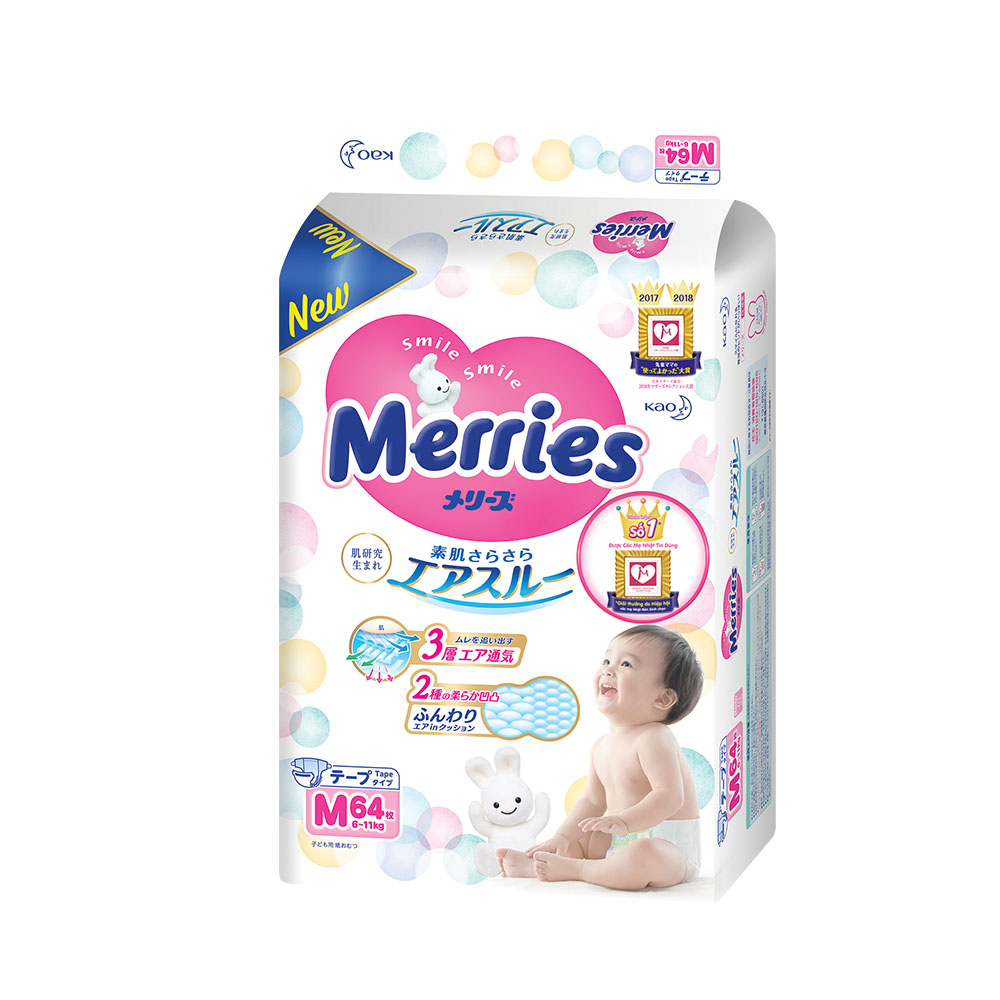 Tã Dán Merries M-64