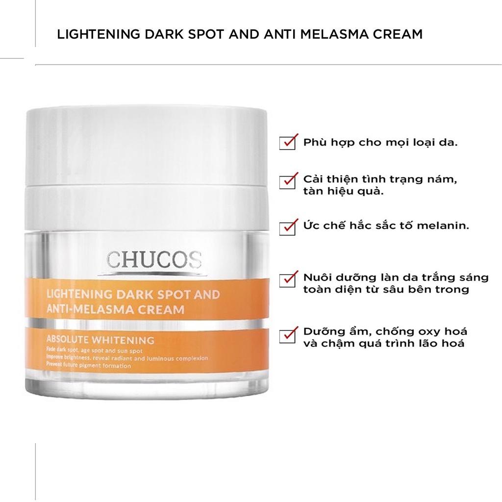 Kem CHUCOS Lightening dark spot and anti melasma cream 30 ml