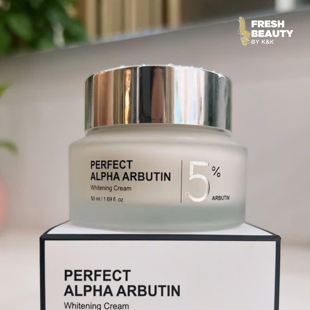 Kem dưỡng da JJ Pure Alpha Arbutin 5% chính hãng Hàn Quốc, lọ 50g