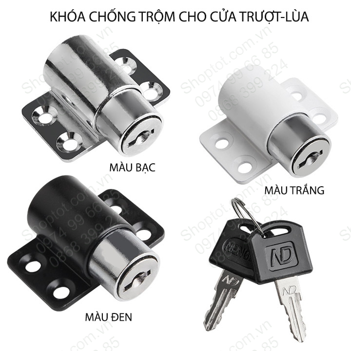 Khóa chống trộm gắn cửa trượt, cửa sổ - cửa đi J6202