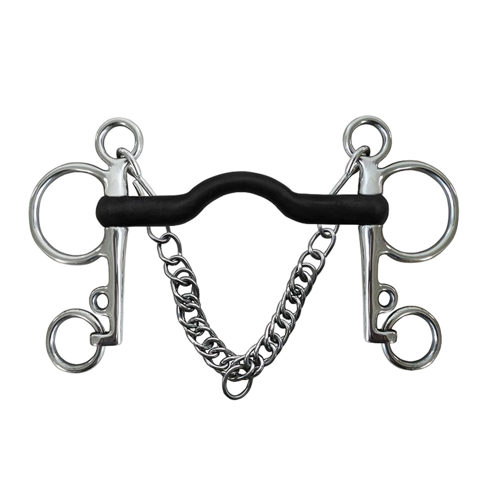 Metal Stainless Steel Equestrian Horse Bridle Horse Chewing