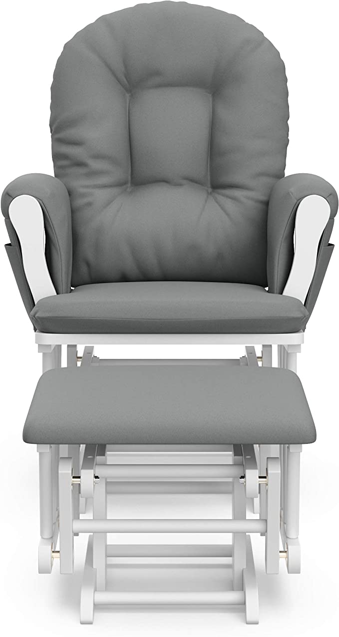 Ghế lắc thư giãn GLIDER CHAIR - Xám/Trắng C-CGL1WG