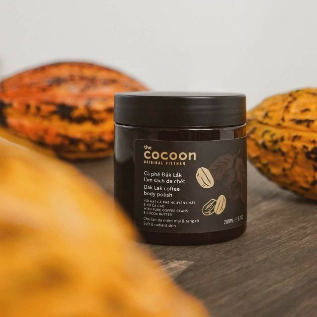 Tẩy tế bào chết Cocoon Dak Lak Coffee Body Polish 200ml