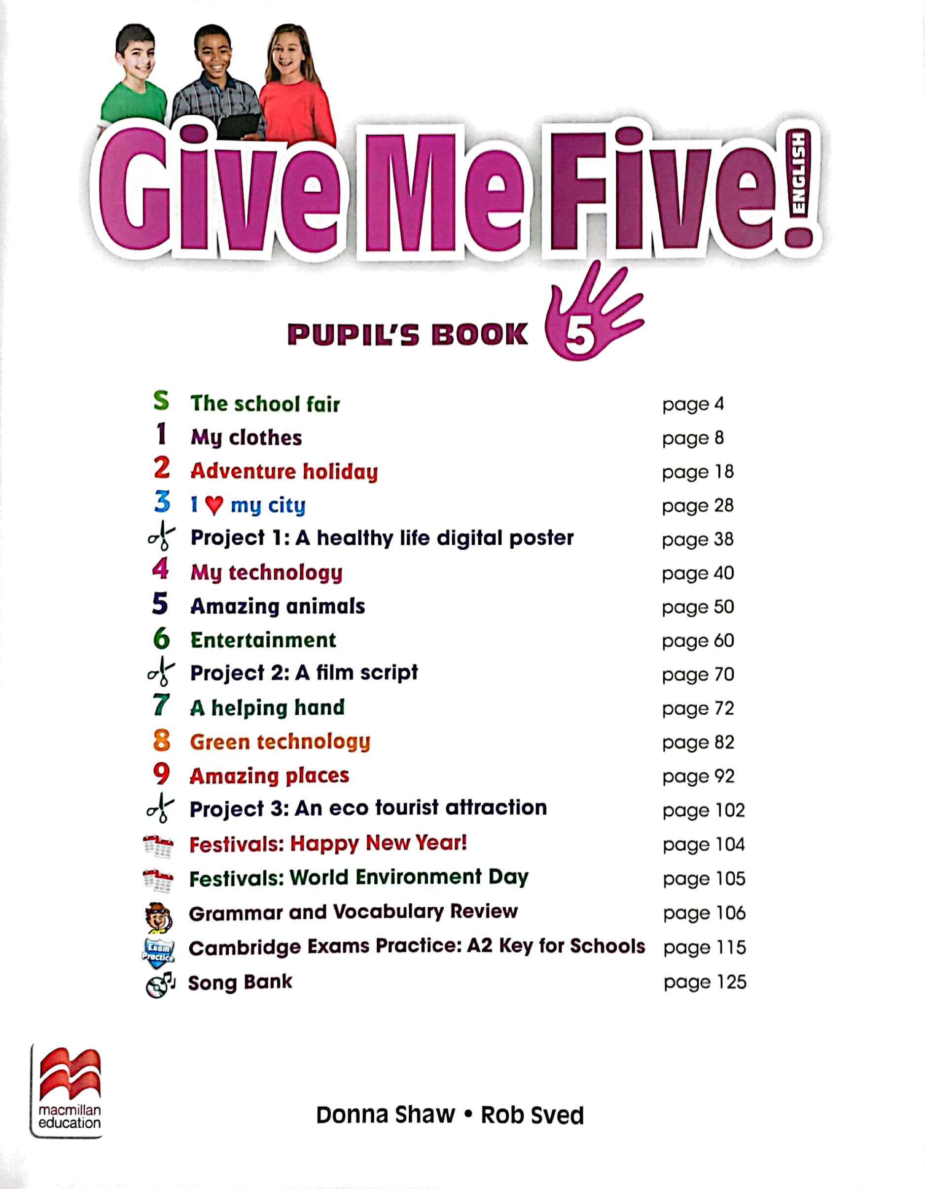 Give Me Five! Level 5 Pupil's Book Pack With Navio App