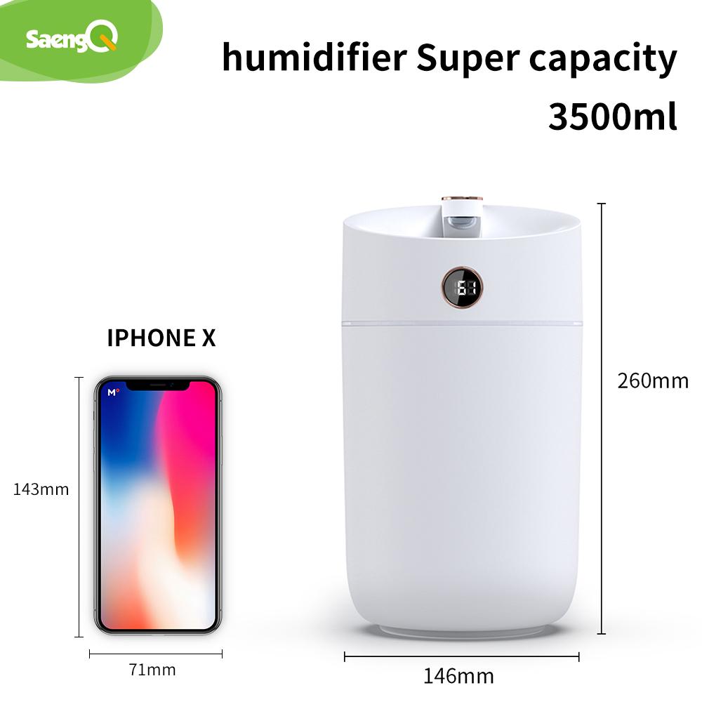 SaengQ Điện Máy Tạo Độ Ẩm Không Khí Khuếch Tán Hương Thơm Khuếch Tán USB Văn Phòng Phun Sương Tạo Phun Sương Tạo Ẩm Hình Ếch Con Máy Khuếch Tán Tinh Dầu Có Đèn Cho Gia Đình