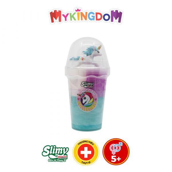 Đồ chơi SLIMY Slime kỳ lân ánh kim-tím xanh da trời 33911/PP-BL