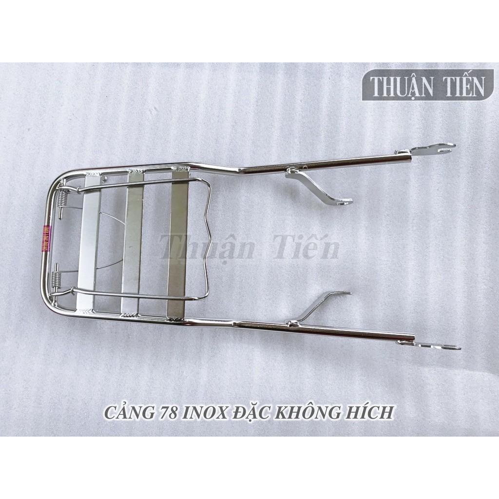 CẢNG SAU 78 INOX ĐẶC KHÔNG HÍCH CÓ LÒ XO KẸP, HÀNG DÀY SÁNG BÓNG, INOX KHÔNG SÉT MỐI HÀN ĐẸP