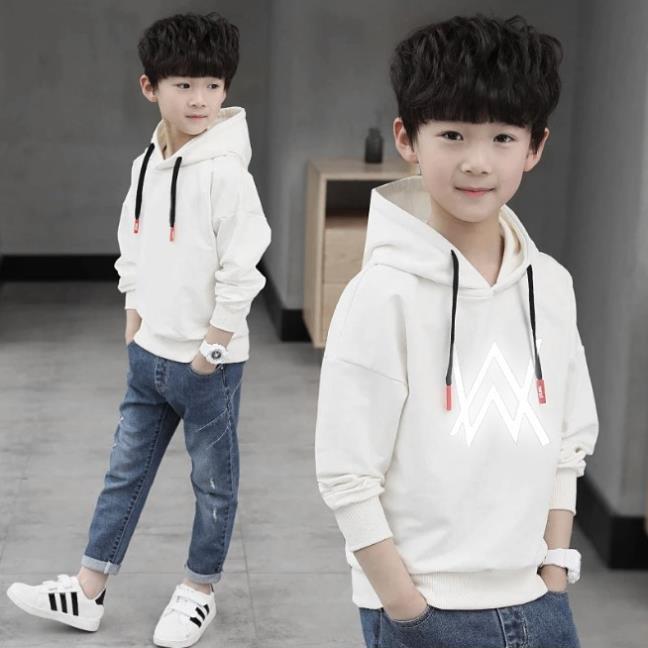 RẺ VÔ ĐỊCH- Áo Hoodie Trẻ Em In Hình Alan Walker Phản Quang Siêu Đẹp Form Rộng Vải Nỉ Dầy Ấm Phong Cách Ulzzang