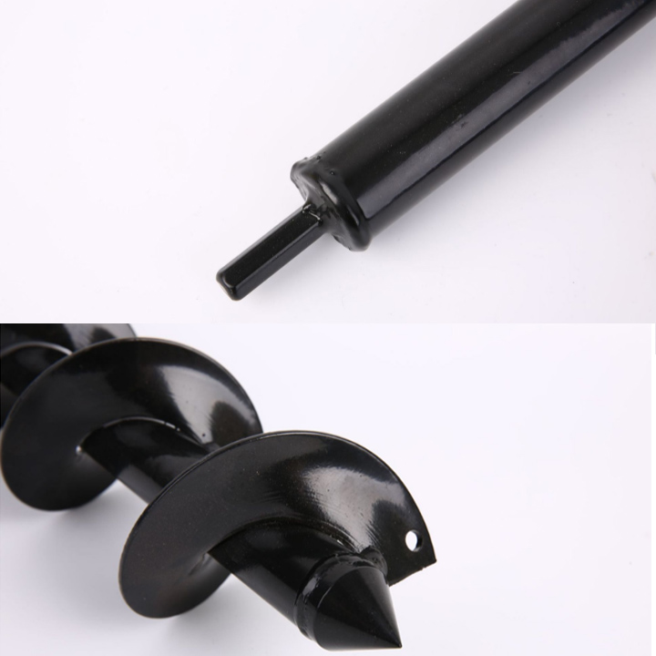 Mũi khoan đất trồng cây, loại đường kính 8-10cm, độ dài có nhiều loại cho khách lựa chọn
