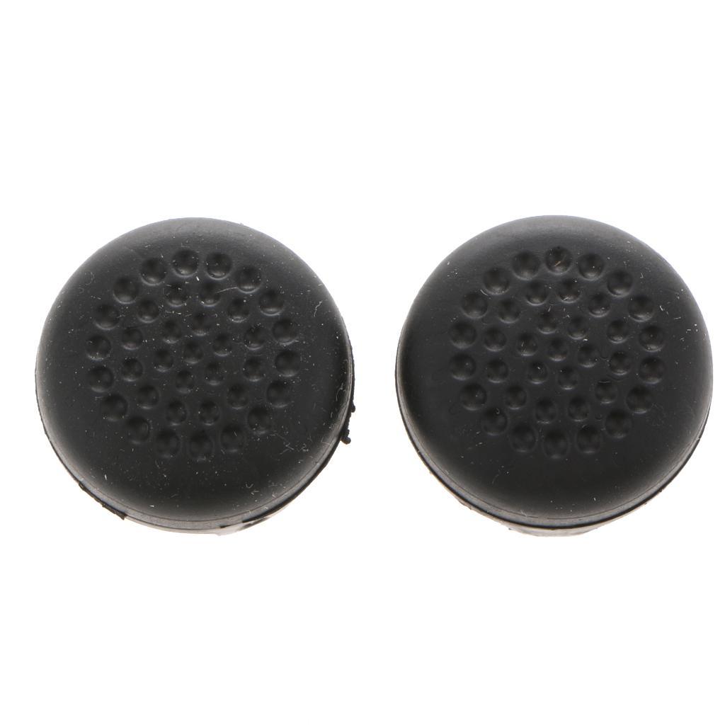2Pcs Thumb Grips Protector Cap Cover For Playstation 4 PS4 Controller Black